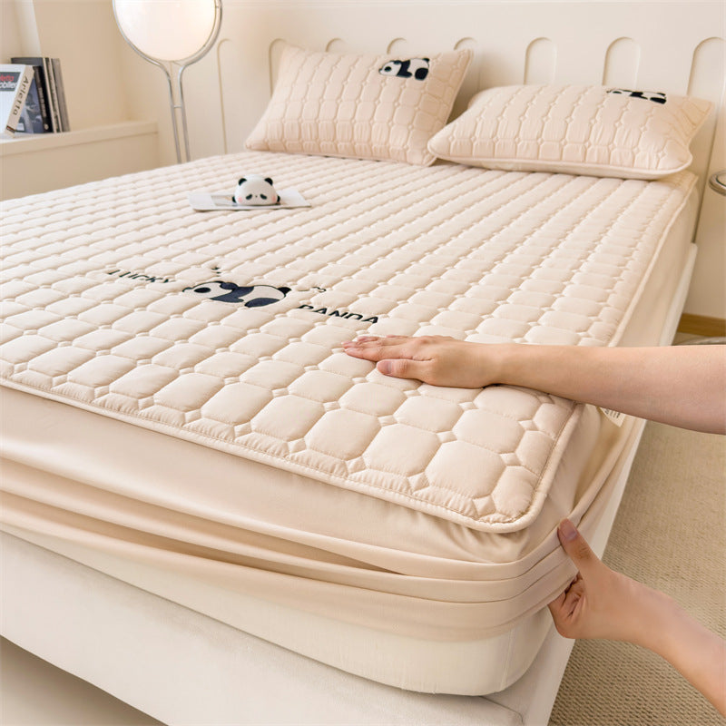 Class a Raw Cotton Soy Fiber Quilted Bed Sheetss All-Inclusive