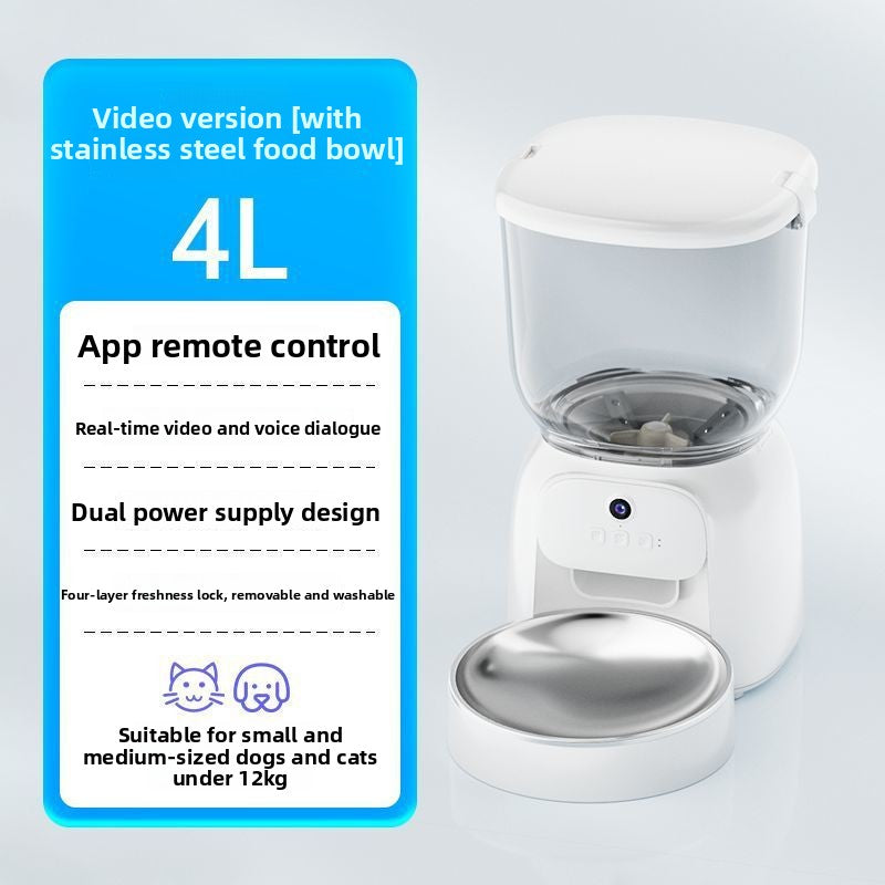 Automatic Smart Pet Feeder with Timer and Remote Control