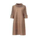 Pleated Temperament Black Dress Spring Dress