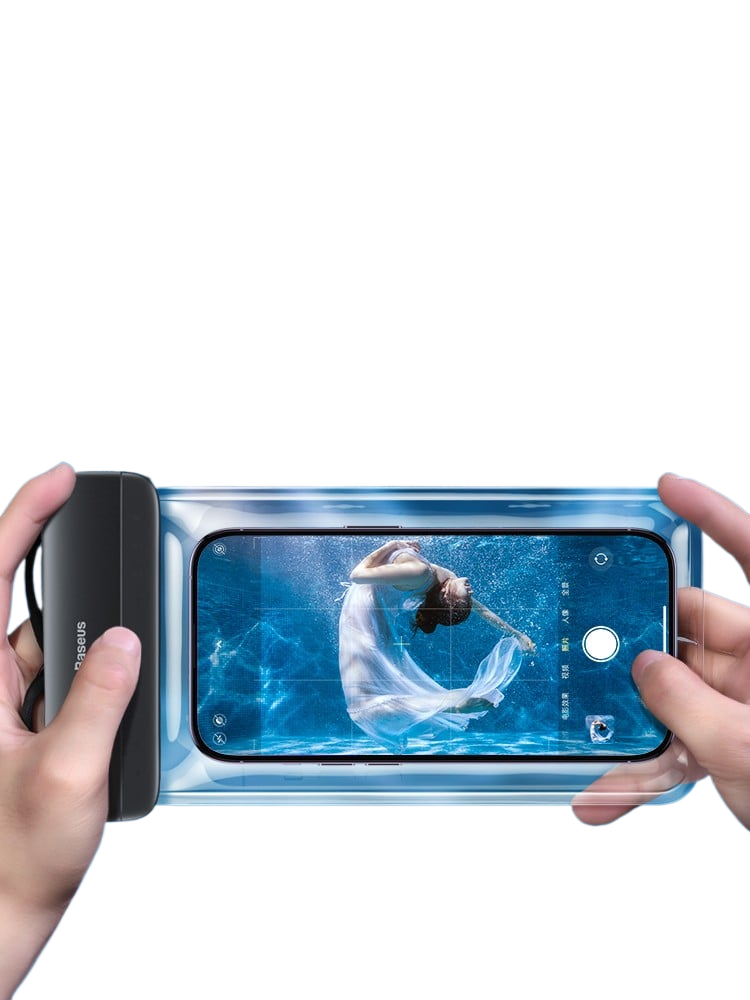 Baseus Mobile Phone Waterproof Bags with Touch Screen Swimming and Rafting Equipment Snorkeling Water Park Underwater Photography Waterproof Sets of Bags