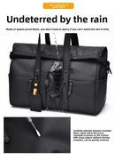 Water-Repellent Large-Capacity Travel Tote Bag with Dry/Wet Separation