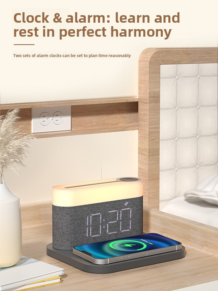 Silip 4-in-1 Wireless Charger with Clock Alarm and Night Light