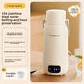 Portable Electric Heating Cup with Stainless Steel Inner Tank