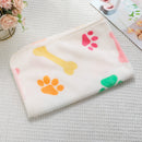 Soft Flannel Pet Blanket for Dogs and Cats
