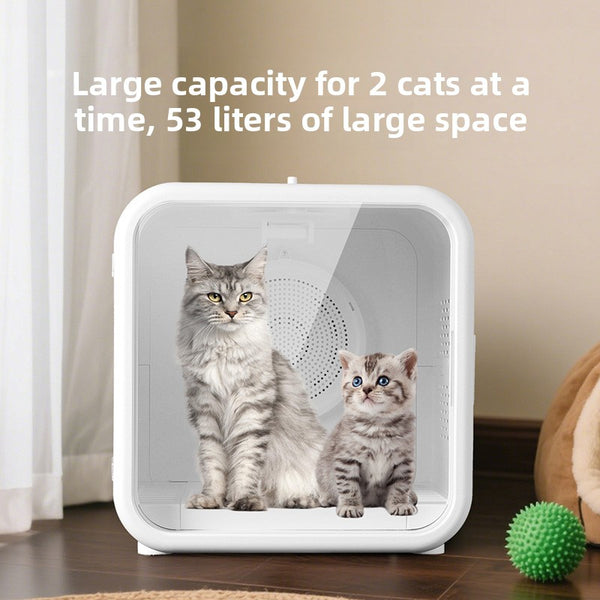 Pet drying cabinet