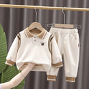 Boys' fall clothing pullover set