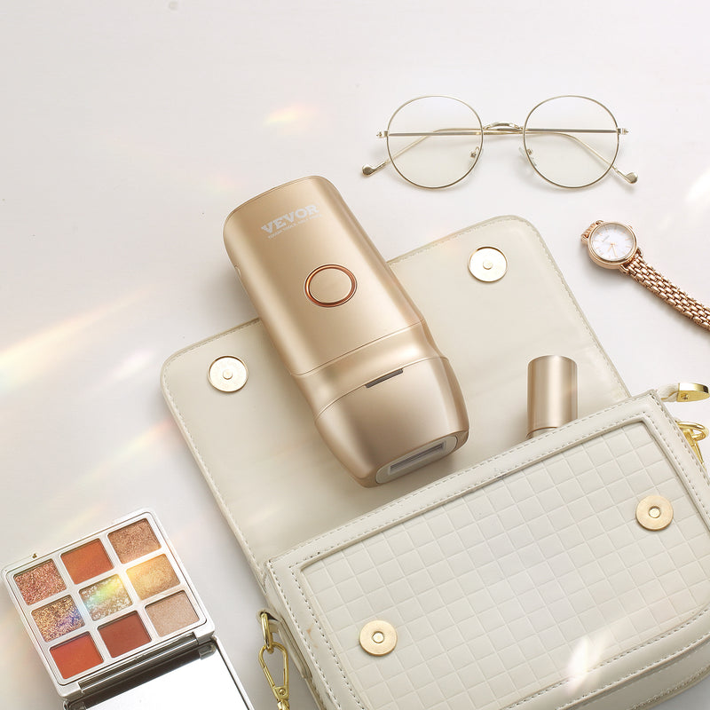 VEVOR IPL Hair Removal, Permanent Hair Removal With Ice Cooling System For Women Men, Auto Manual Modes & 5 Levels, Painless At-Home Hair Removal Device For Legs, Arms, Armpits, Bikini Line