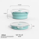 Travel Outdoor Silicone Folding Lunch Box