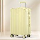 Retro Silent Wheel Travel Luggage Suitcase with Combination Lock