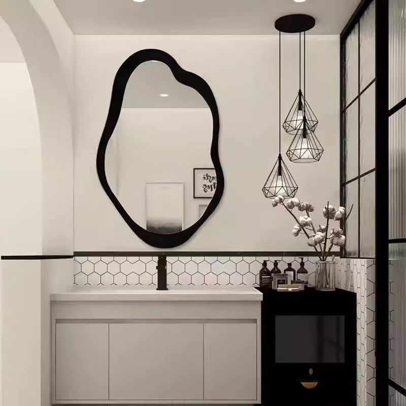 French-Style Oval Bathroom Mirror