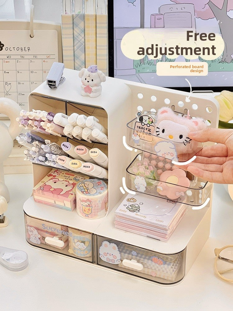 Office study desk storage rack