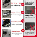 New dual-purpose gypsum board v-chamfering