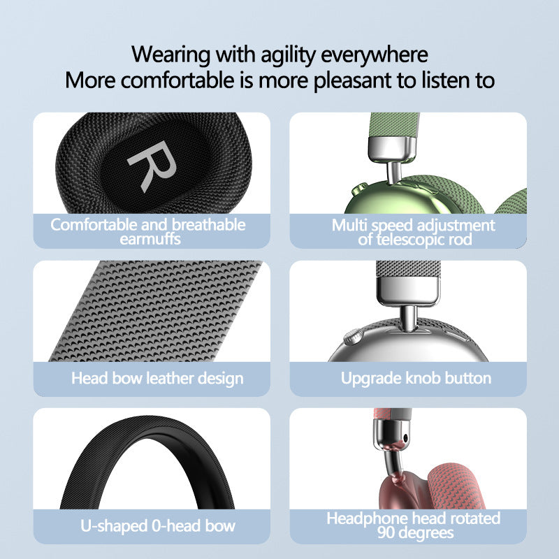 wireless bluetooth headset supports card