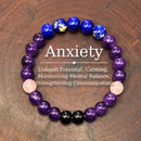 Natural Amethyst Tiger Eye Turquoise Bracelet