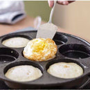 Seven-hole Fried Egg Pan Egg Dumpling Pan Uncoated Stove Universal