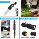 14-In-1 Outdoor Emergency Survival Kit Camping Hiking Tactical Gear Case Set Box