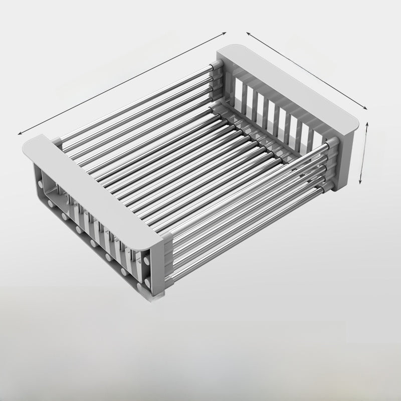 Adjustable Stainless Steel Kitchen Drain Basket