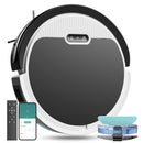 Robot Vacuum And Mop, 3 In 1 Combo Cleaner For Home With Pet Hair And Hard Floor, 5000Pa Suction, 120 Mins Run Time,Self-Charging,Super Thin Body
