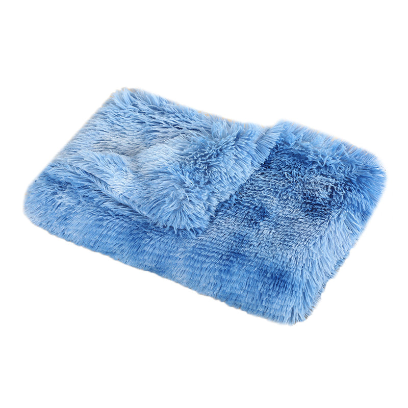 Plush Pet Blanket for Dogs and Cats, Warm Long Hair Indoor Bed Mat