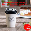 Single-use coffee, milk tea and soy milk paper cups