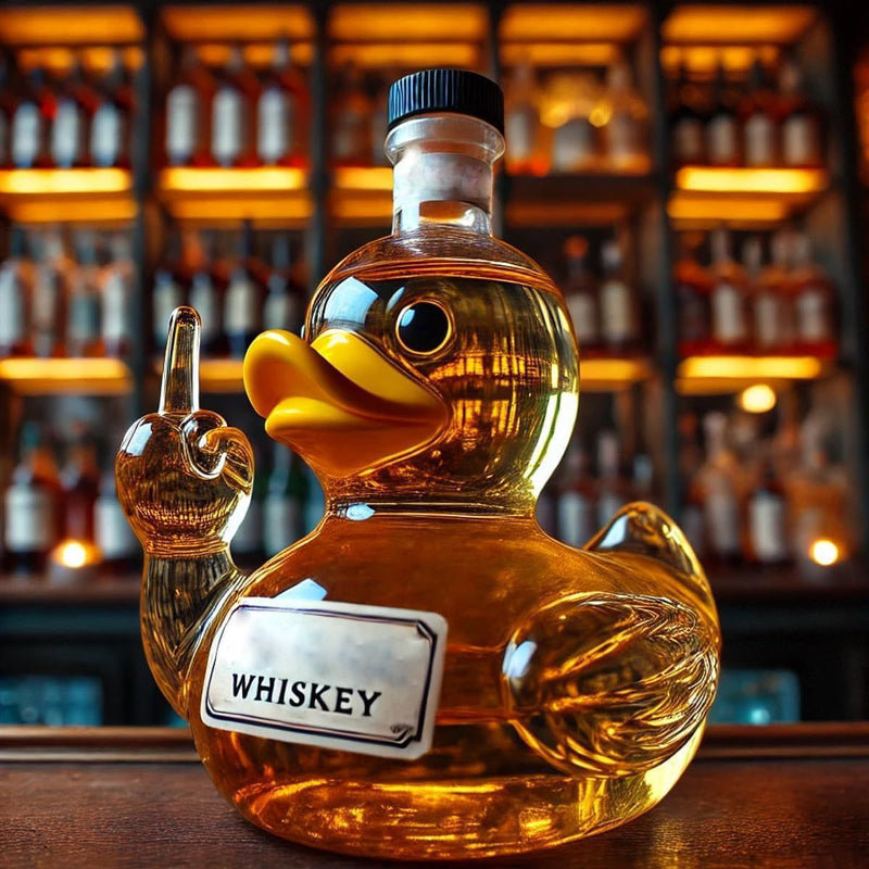 Funny Whisky Duck Bottle