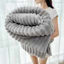 Soft Coral Fleece Blanket