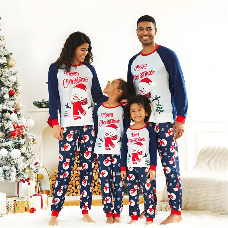 Christmas Reindeer Print Pajama Set