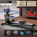 Foldable Smart Rowing Machine with Magnetic Resistance for Home Fitness
