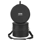 VEVOR 5-Piece Drum Bag Set, 1680D Oxford Fabric, Padded Drum Bags And Cases With 4.92 Ft Detachable Shoulder Strap Carry Handles Foldable Design, For 22'' Kick 12'' Tom 13'' Tom 16'' Tom 14'' Snare