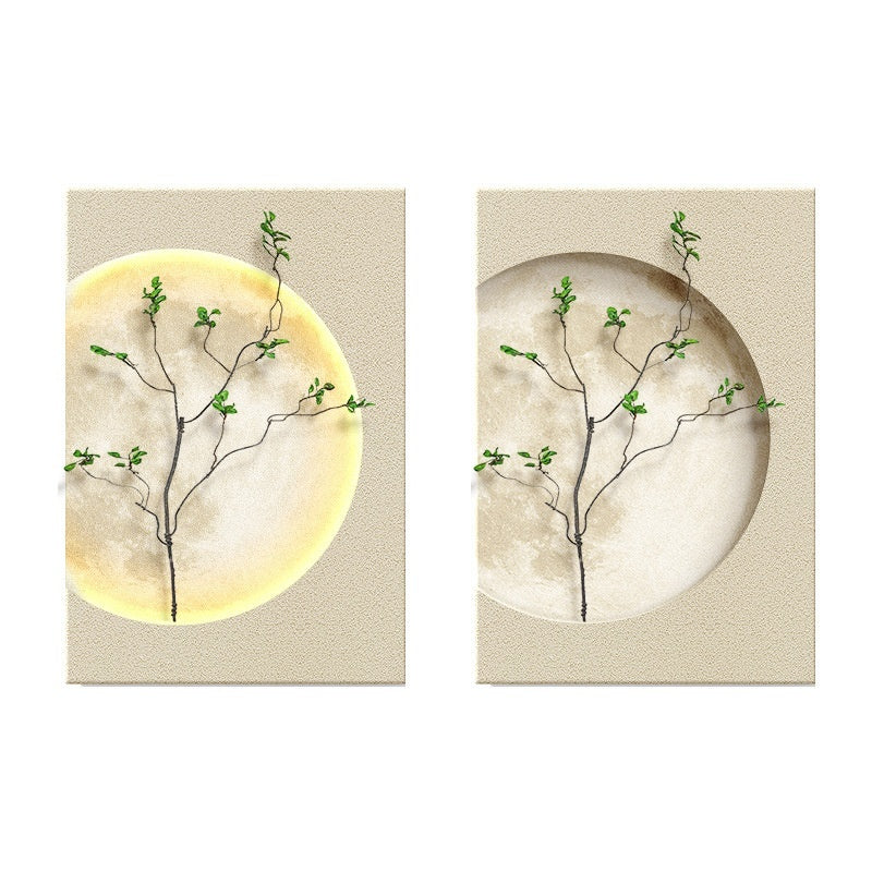 Silent Wind Entrance Painting Moon Mural