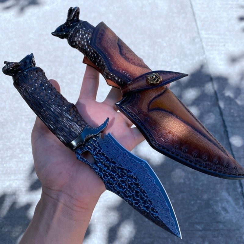 VG10 Damascus Steel Knife Manual Field