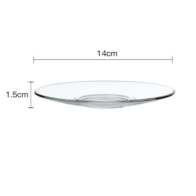 European Style Simple Tempered Glass Heat-resistant And Drop-resistant Coffee Cup