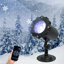 LED Snowflake Projection Light