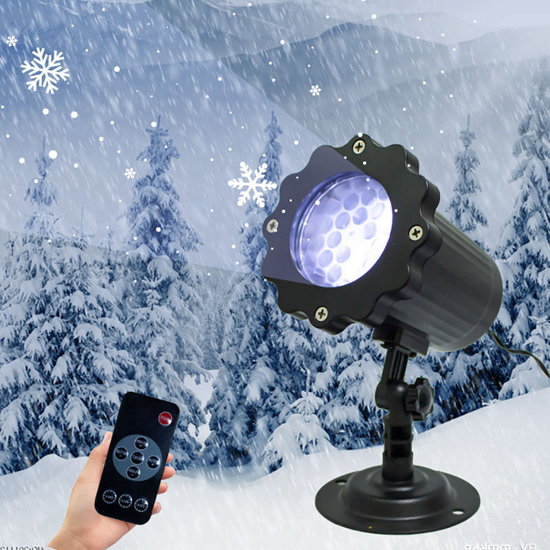 LED Snowflake Projection Light
