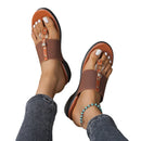 Plus Size European And American Roman Fashion Flip-flops Slip-on Sandals