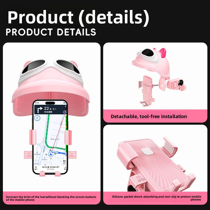 Electric vehicle phone holder