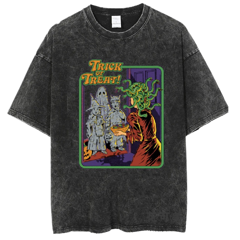 Washed and distressed T-shirt