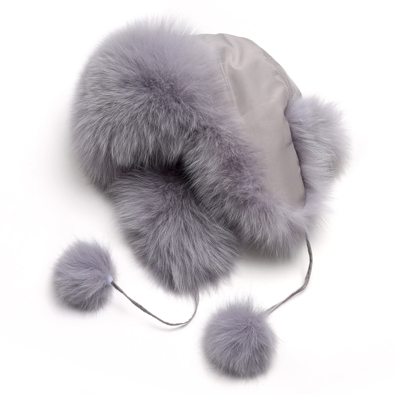 fox fur hat