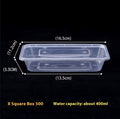 Food Grade Rectangular Transparent Thickened Disposable To-go Box
