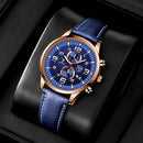Fully automatic quartz wristwatch with calendar and luminous function