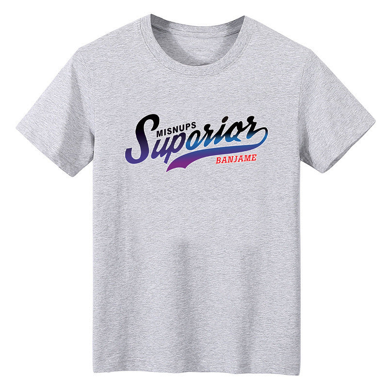 Men's Summer Printed Slim Fit Short Sleeve T-shirt