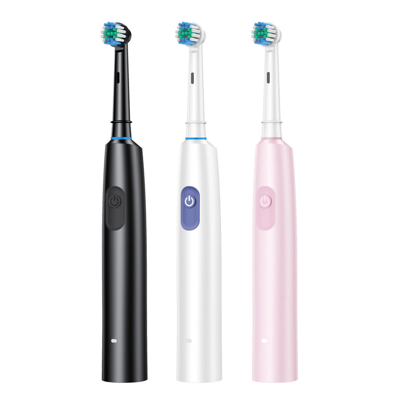 Rotating Electric Toothbrush with 5 Modes and Soft Bristles
