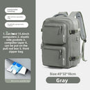 Simple backpacks for men and women, large-capacity business computer bags, multi-functional travel luggage and schoolbags