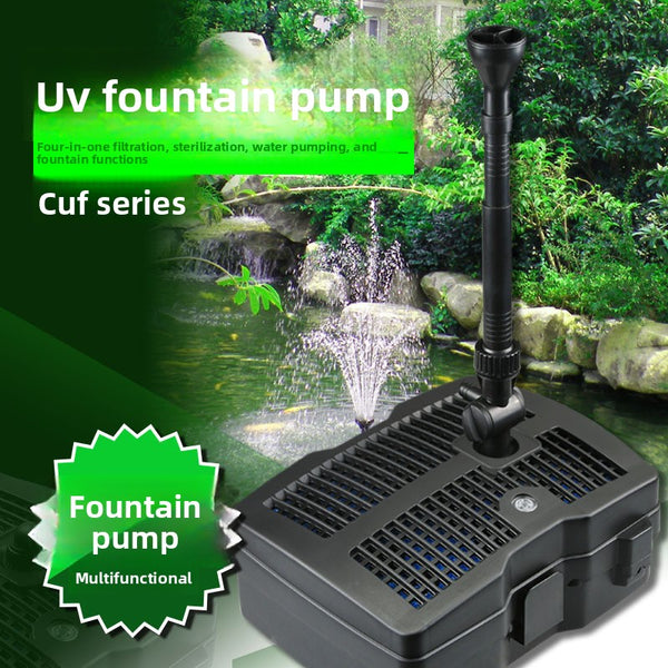 Pond Circulating Water Pump with UV Light for Fountain and Filtration