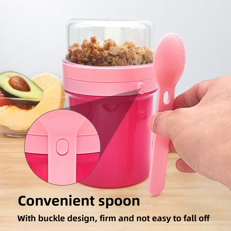 Double-layer portable yogurt cup