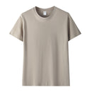 Combed Cotton Short-Sleeved T-Shirt