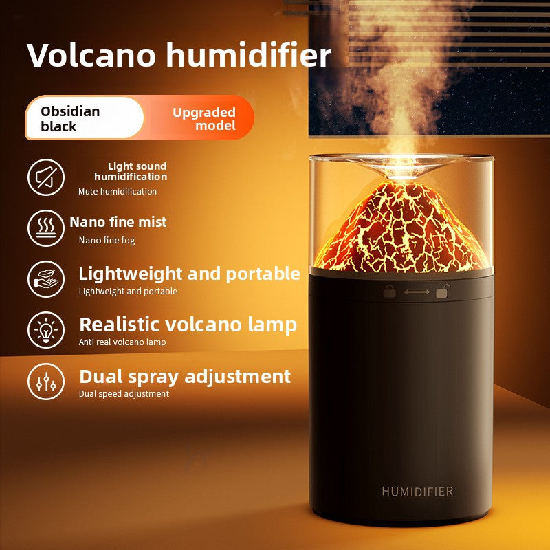Ultra-Quiet USB Humidifier with Ambient Light for Home/Office