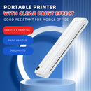 Portable A4 Thermal Printer with Bluetooth for Home and Office