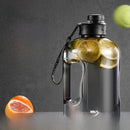 Large Capacity Trendy Straw Plastic Jug Sports Water Bottle