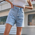 High Waist Loose Casual Women's Denim Shorts